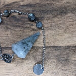 Pendule de Rathietésie En Pierre - Labradorite