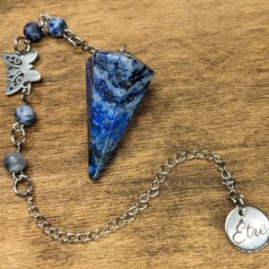 Pendule De Rathietésie En Pierre - Sodalite