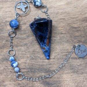 Pendule de Rathietésie En Pierre - Sodalite