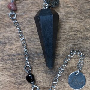 Pendule de Rathietésie En Pierre - Tourmaline