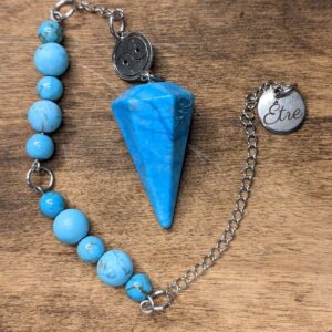 Pendule de Rathietésie En Pierre - Turquoise