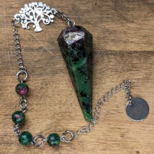 Pendule De Rathietésie En Pierre - Zoisite