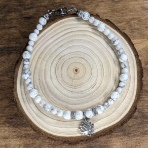 Bracelet de Cheville - Howlite -