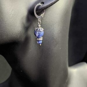 Boucles d'oreilles - Sodalite